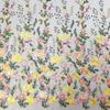 1/3/5yards Seven Colors High Density Embroidered Fabric for DIY Sewing Dress Available Fashionable Style Clothing Accessories