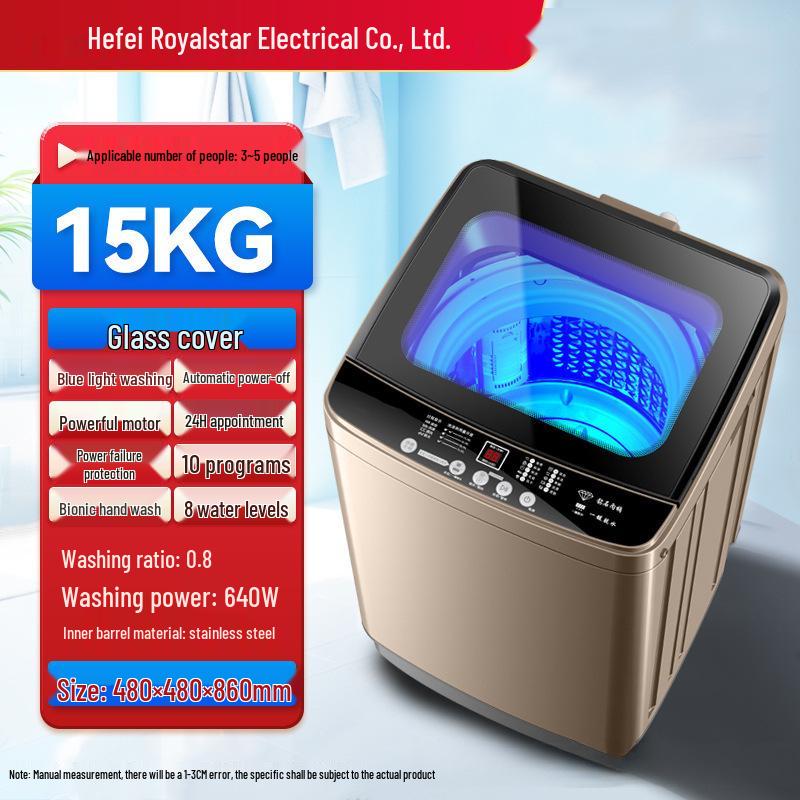 Compact Washer-Dryer Combo: Fully Automatic, Large Capacity, Ideal for Rentals and Small Dorms