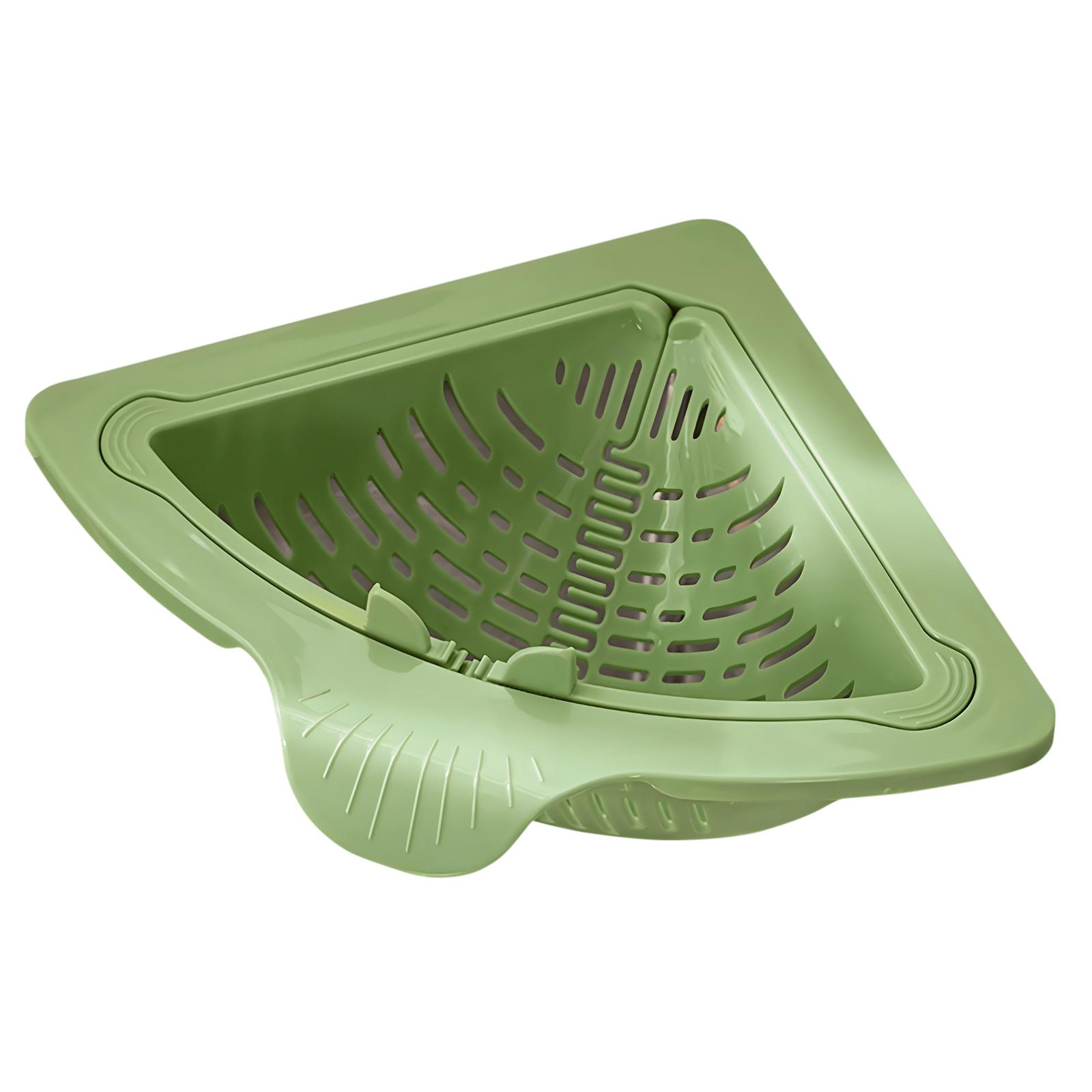 

Magnetic Sink Drain Basket Triangle Vegetable and Fruit Drainage Basket Food Waste Filter Collector Kitchen Storage Organizer