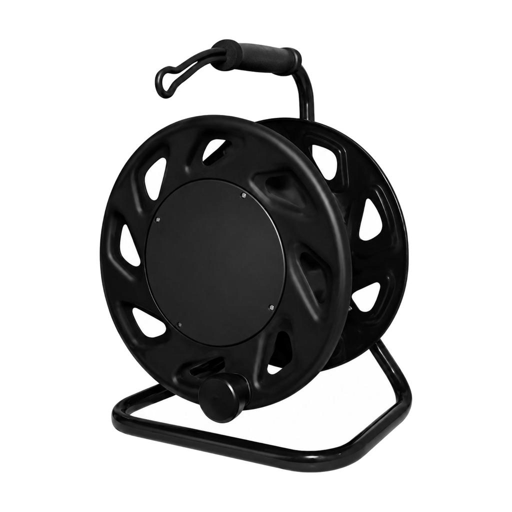 Portable Cable Winding Reel Stable Wire Spool Slim for Garages