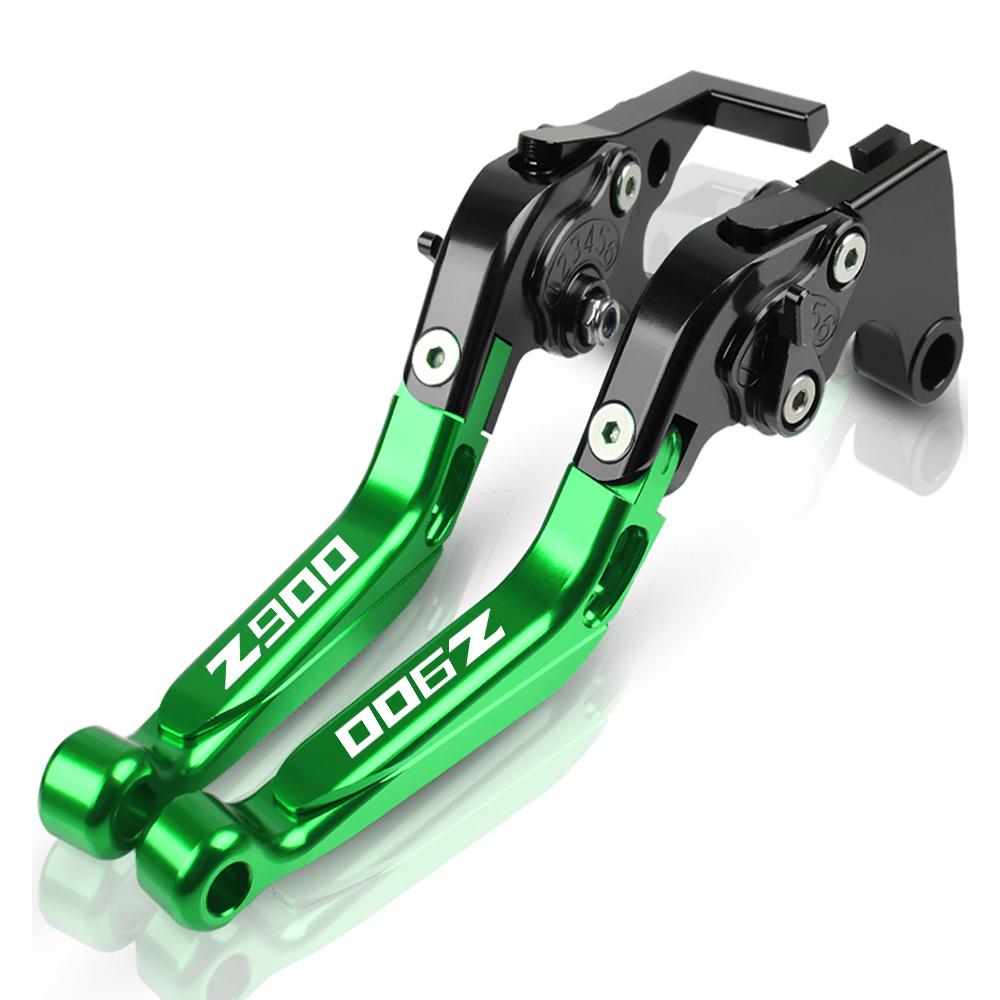 Motorcycle CNC Adjustable Extendable Foldable Brake Clutch Levers Handle Brakes Z900 For Kawasaki Z900 2017