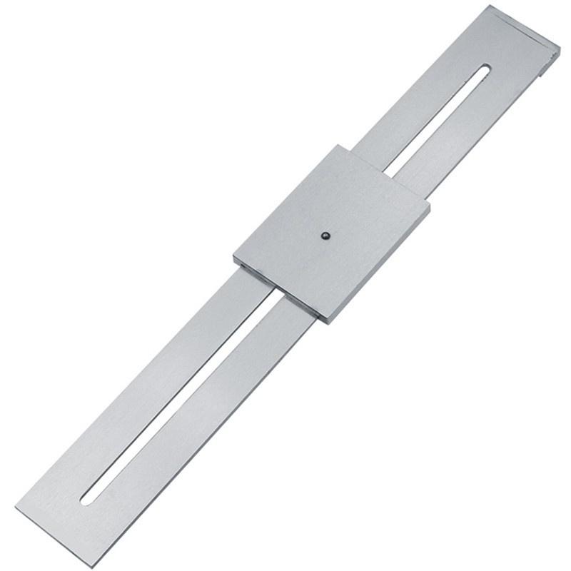 50Mm /100Mm /200Mm / 250Mm / 300Mm Parallel Ruler Marker /High-precision Scale Marking Ruler T-Type Hole Ruler Woodworking Measuring Tools