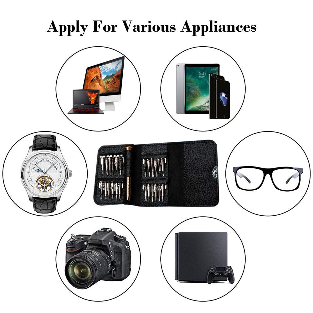 Sada šroubováků Phillips 25 v jednom Kombinovaná sada na opravu notebooku pro demontáž mobilního telefonu