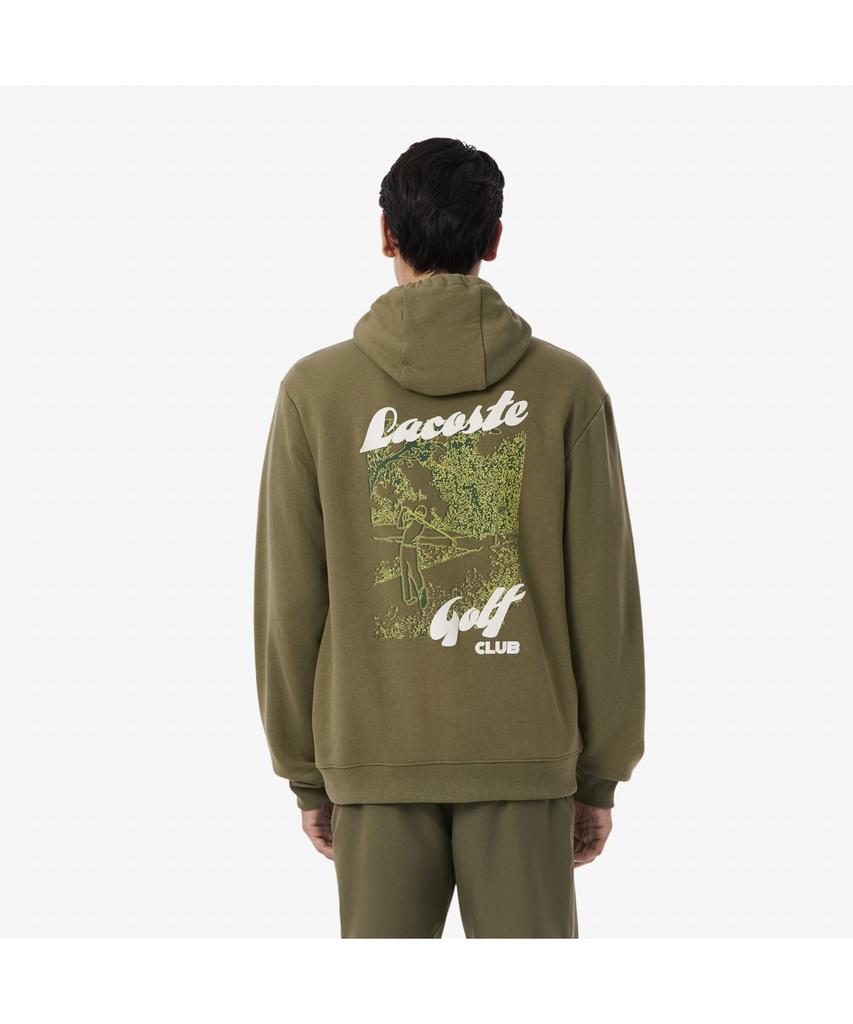 LACOSTE Men'S Golf Graphic Hooded Sweatshirt Sh4824-55N E9F