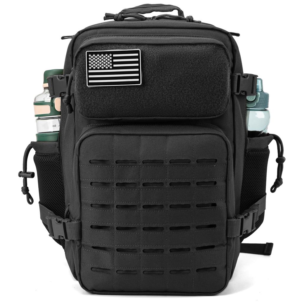 45L Backpack Outdoor Bag Fitness Backpack MOLLE Backpack Women's/Men's Hiking Survival Backpack Men's Dual Cup Holder