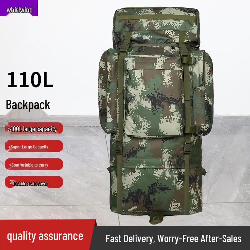 Xuanshi 110L Large Capacity Hiking Backpack