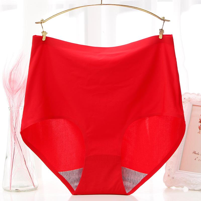 Underpants for Women Low Waisted Briefs with Black Fungus Edges Cute Simple Cotton Breathable Triangle Underwear Panties