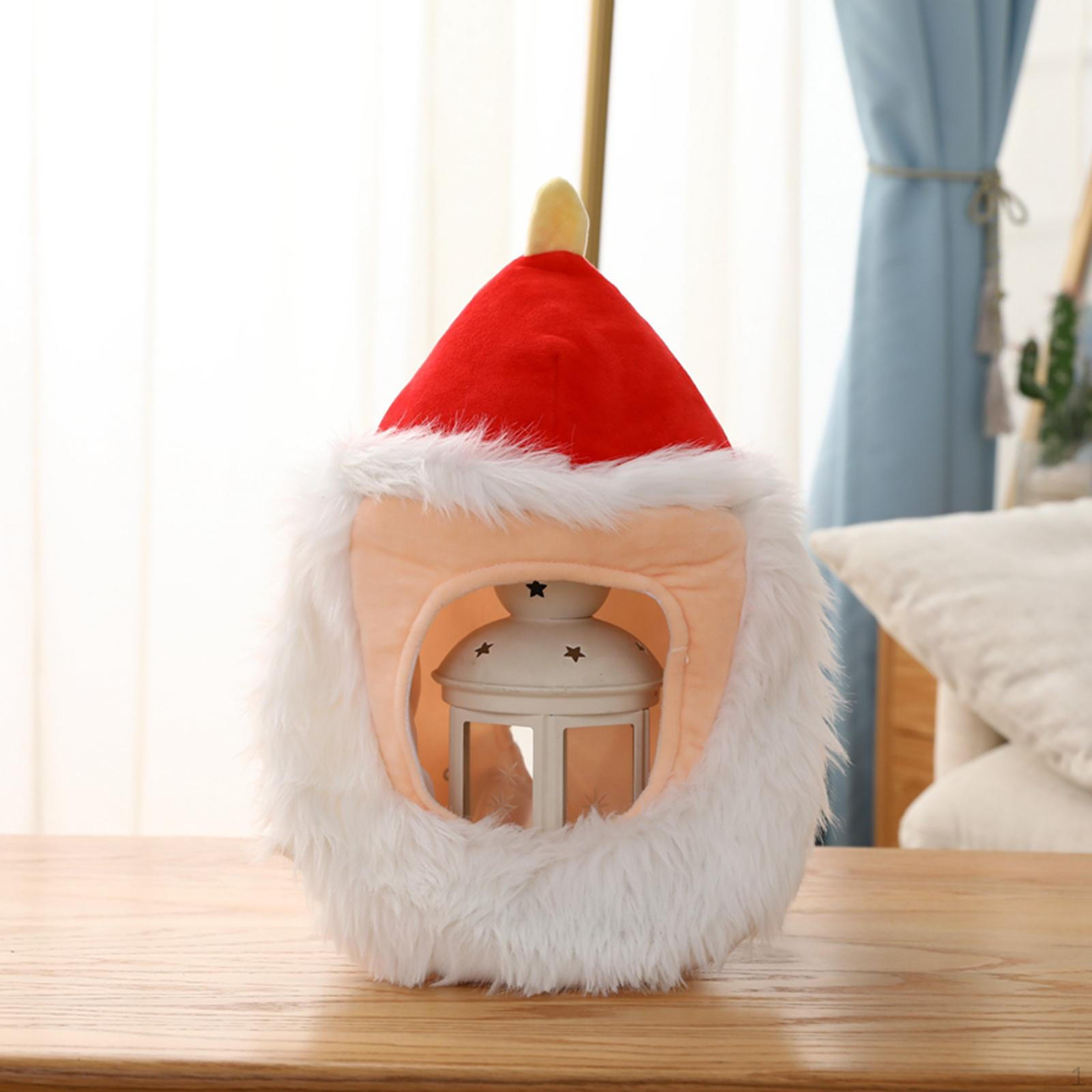 

Novelty Santa Claus Hat Cap Cosplay Costume Toy Cute Accessories for Teens Adults