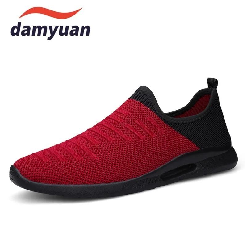 Damyuan Shoes for Men Plus Size Male Loafers Casual Comfortable Sneakers Slip On Leisure Shoes Lightweight Flats Shoes 39-47