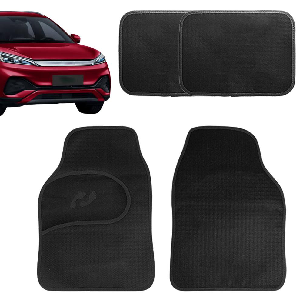 Floor Mats For Cars 4pcs All-Weather Car Mat Car Floor Protection Heavy Duty Auto Interior Accessories