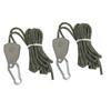 2 Pcs   Camping Tent   Wind Cord Outdoor Tent Rope with Pulley Canopy Quick Setup Camping Rope