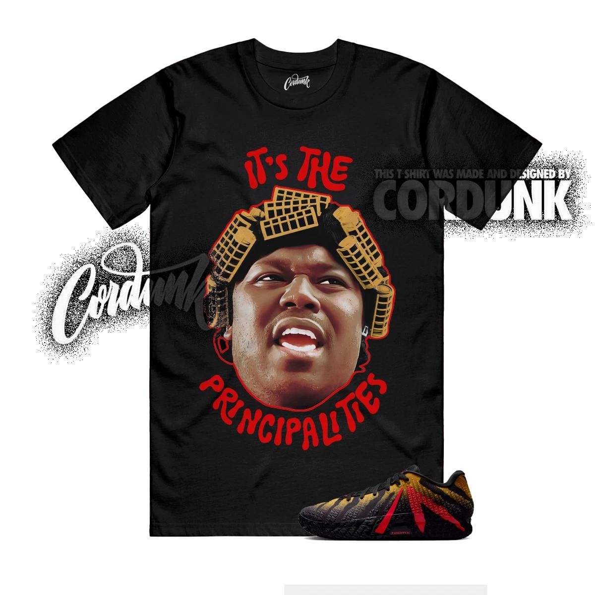 

Ja 3 Raptor Black Anthracite Crimson Red Yellow Ochre Gold T Shirt Match ITP M