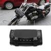 1pc Waterproof Motorcycle Front Fork Handlebar Bag Black PU SideTool Saddlebags Universal