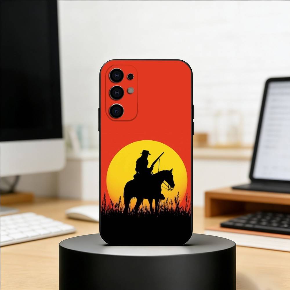 A-Adventure Game R-Rdr2 Phone Case For Samsung S25,S24,S21,S22,S23,S30,Ultra,S20,Plus,Fe,Soft Silicone Black Cover