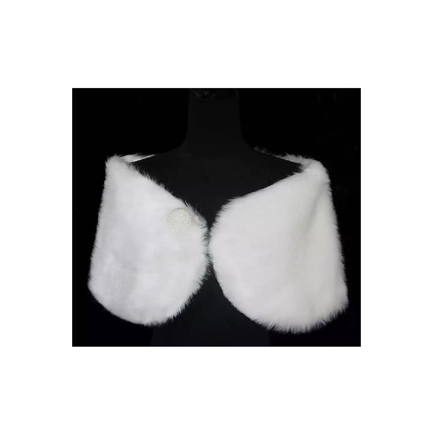 

Bridal Fur, Stole, Bolero 50 x 26 білий
