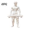 Iron Master Statue 3D Printed Muscle Man Ornament Fitness-Themed Sculpture for Bodybuilders
