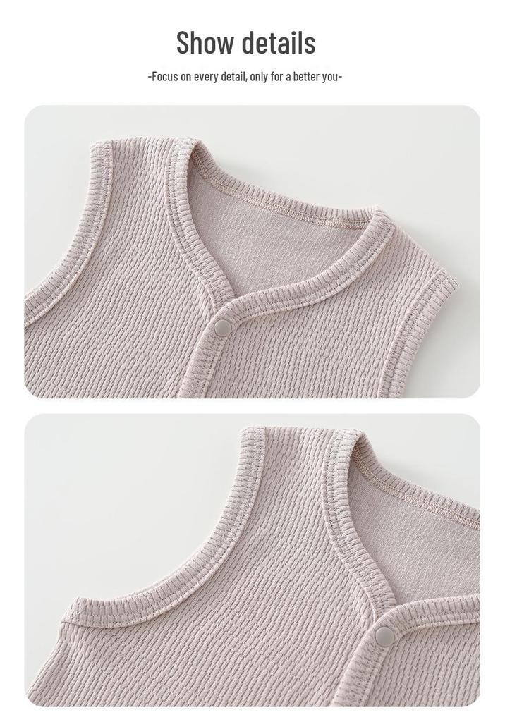 Baby Vest: A-Class Cotton Sleeveless Jacket for Infants and Toddlers - Spring/Fall Warm Outerwear for Outings