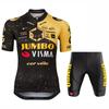 JUMBO Tour De France Completo da Ciclismo Manica Corta Uomo Donna Versione Squadra Strada Traspirante Maglia