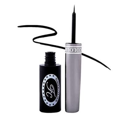 FASHION COLOUR Voděodolná tekutá oční linka černá | Fantastická Colour-Land Pro Profesionální Líčení | Dlouhotrvající Až 12 Hodin (5 ml)