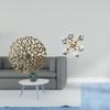 Rustic Scenic Iron Wall Art Sculpture And Modern Figurine Tabletop Ornament for Office Living Room