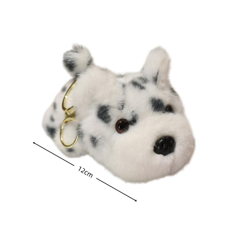 Soft Cute Dog Plush Keychain Kawaii Puppy Animal Pendant Stuffed Doll Keyring For Car Ornaments Fashionable Accessory