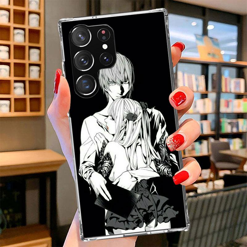 N-Note D-Death Anime Ryuk Phone Case For Samsung Galaxy S26 S25 Edge S24 Ultra S23 S22 Plus S21 S20 FE Soft Fundas Shell Galaxy