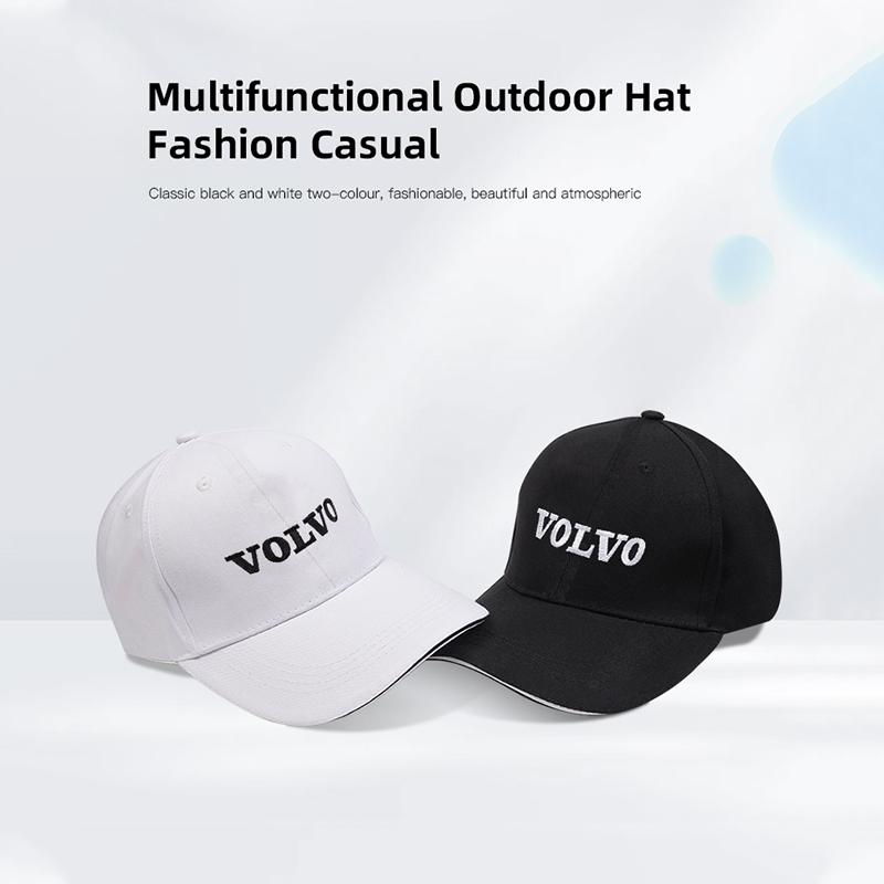Car Emblem Duck Tongue Cap Adjustable Baseball Hat For Volvo XC90 V90 V60 XC60 V40 S80 S60 S90 C40 XC40 V70 XC70 C30 C70 EX90 Rd