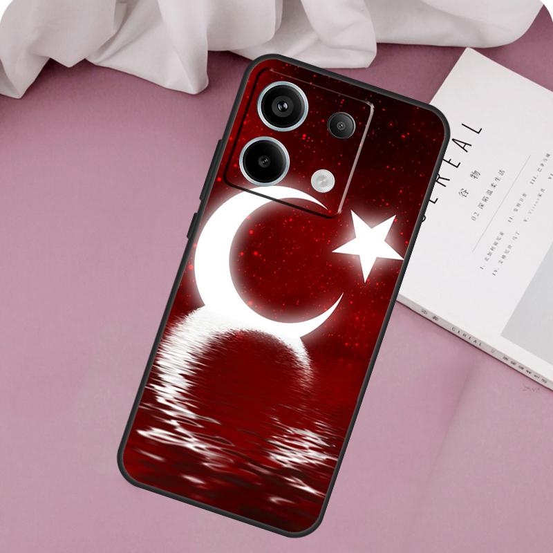 Türkei Türkische Flagge Hülle Für Xiaomi Redmi Note 14 Pro 13 12 11 10 9 11S 12S Redmi 15 14C 10C 12C 13C 15C Abdeckung