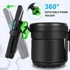 Pram Cup Holder with Phone Holder 3 In 1 Baby Stroller Storage Rack Universal 360° Rotating Drink Holder Bottle Holder for Pram