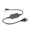 1000MA USB To 12V DC3.5x1.35 Elbow Charging Cord For Portable Fan LED Lamp Home Routers 35cm 1Pc
