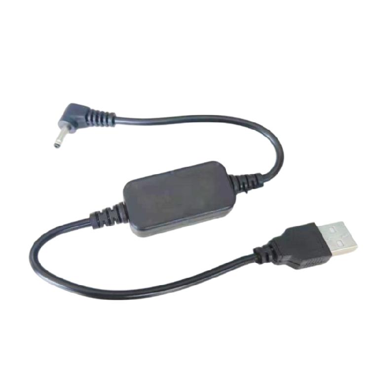 1000MA USB To 12V DC3.5x1.35 Elbow Charging Cord For Portable Fan LED Lamp Home Routers 35cm 1Pc