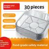 30 st 6/7/8/9 tums aluminiumfolie bakformar Non-stick Engångsfolieform Hushållsbruk