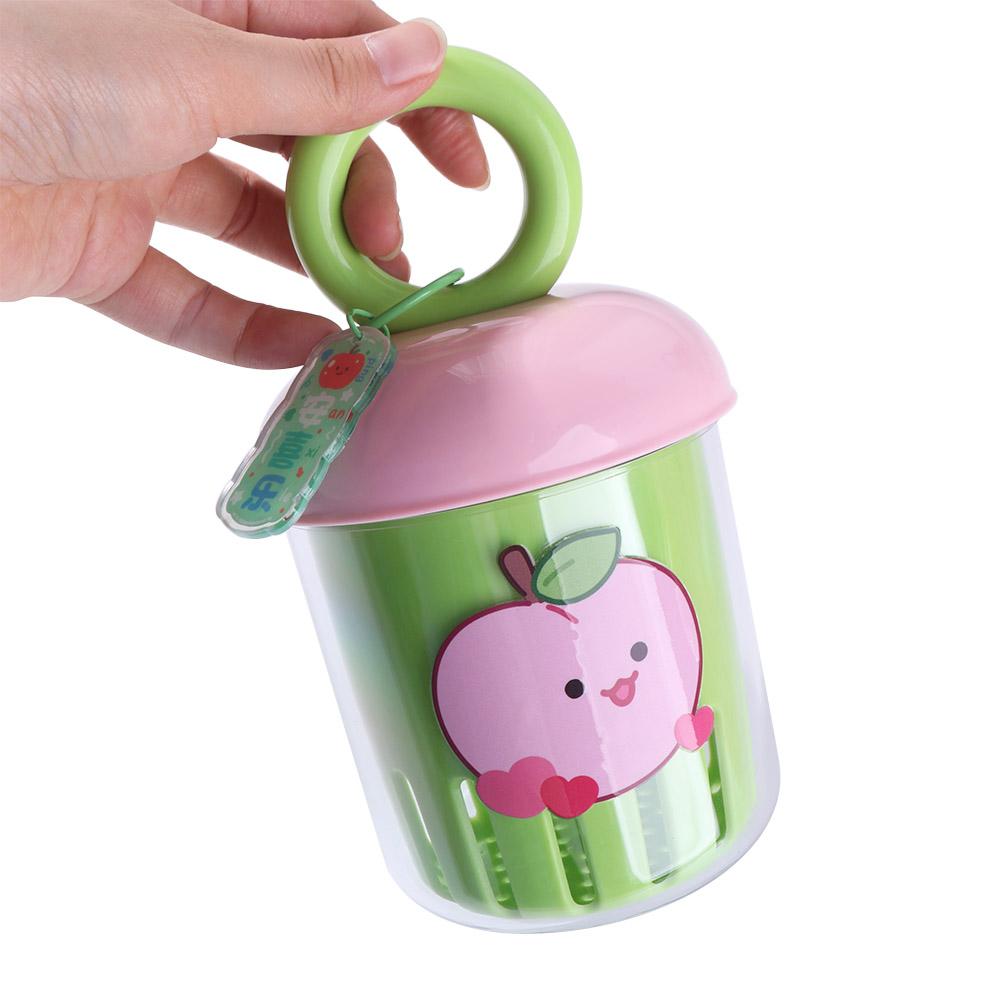 Multifunctional Double-layer Salad Cup with Fork Sealed Fruit Drain Cup Plastic Leak-proof Yogurt Drain Cup Breakfast