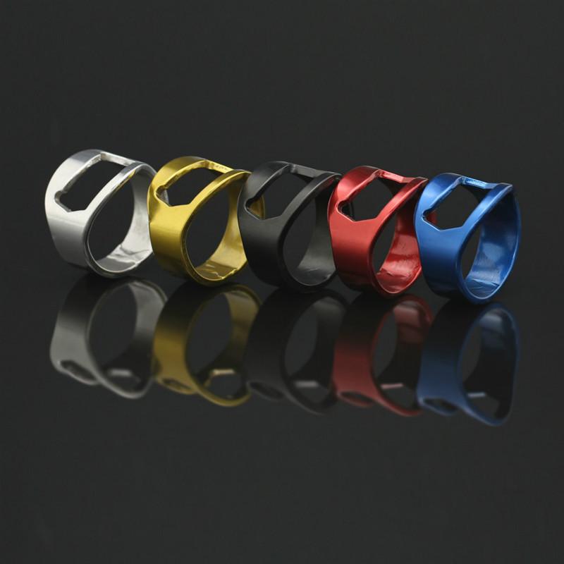 Stainless Steel Hexagonal Thumb Ring Bottle Opener for Men & Women