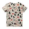 Kinder Mode Lässig Kurzarm Tier Floral Print Rundhals T-Shirt Top