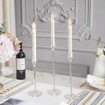 Acrylic Candlestick Holders Transparent Taper Candle Holder Wedding Party Favors Lightweight Decorative Table Centerpieces