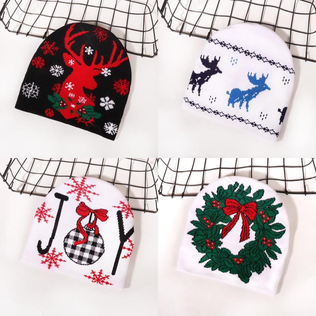 Christmas Knit Hat With Snowflake Pattern And Warmth For Winter Holiday Festivities