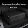 Foldable Car Trunk Organizer: Large-Capacity Storage Box for Interior and Outdoor Use
