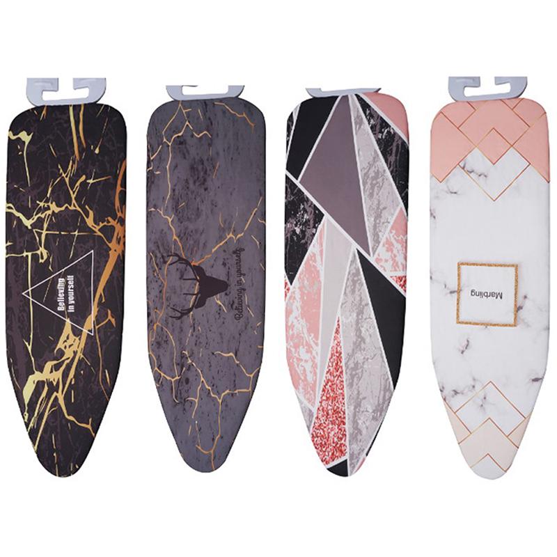140*50Cm Marble Thick Heat Retaining Felt Ironing Iron Board Cover Easy Fitted