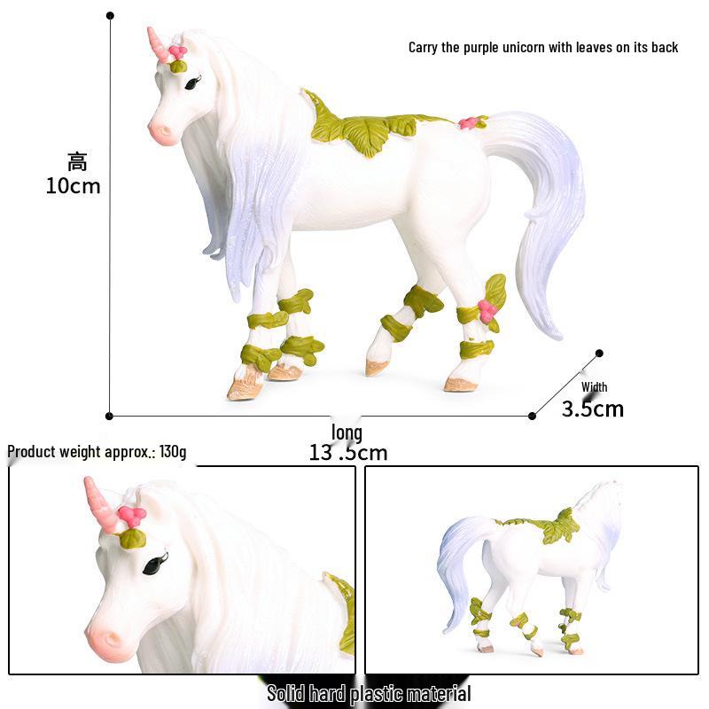 European Mythical Pegasus Unicorn Toy Model: Elf, Mythical Creature, Magic Beast 