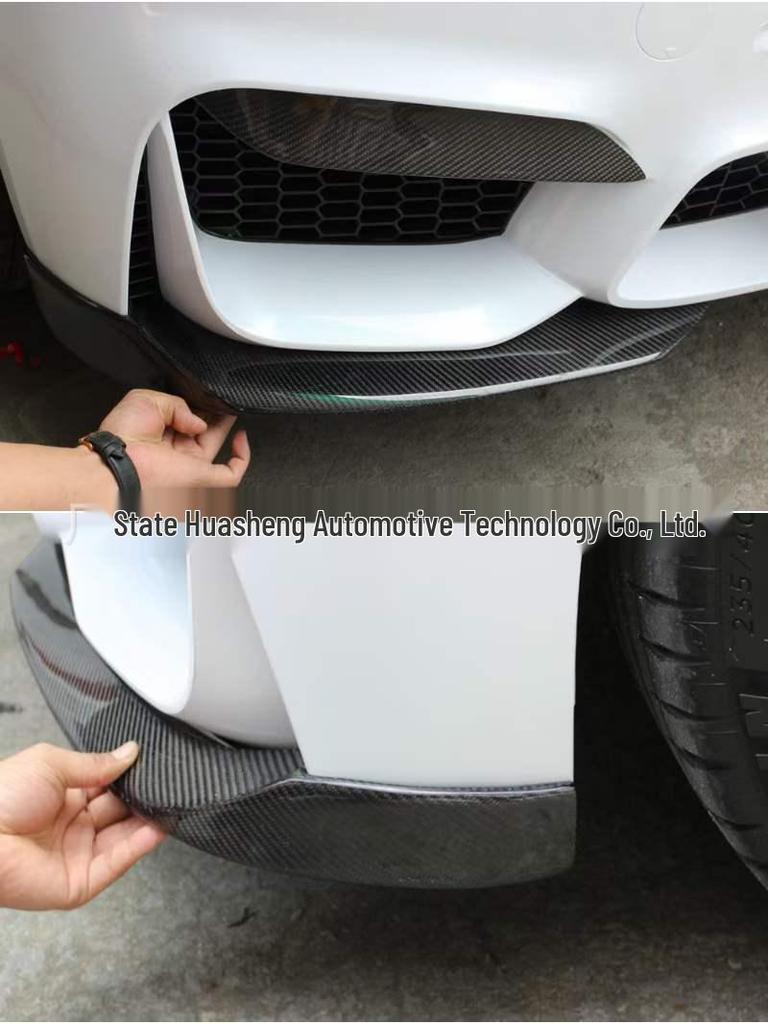BMW F80/F82 M3/M4 Carbon Fiber Front Bumper AC Corner Spoilers