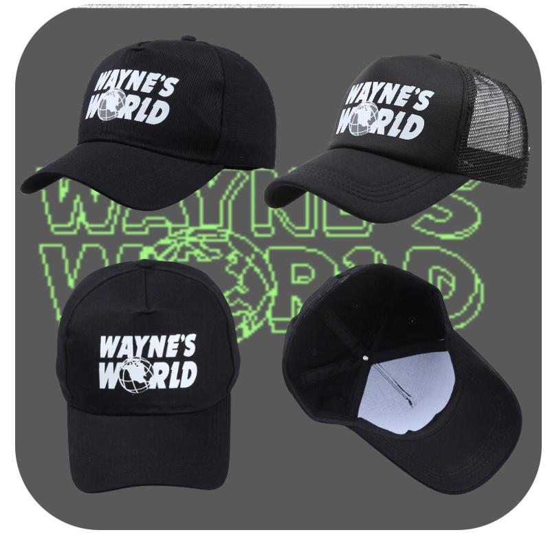 Printed Waynes World Baseball Cap Outdoor Cotton Sun Protect Unisex Hat Casual
