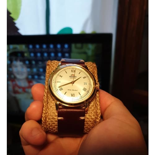 24mm Leather Watch Band for Men and Women, Vintage Handmade Horween Chromexcel Soft Leather Watch Strap Replacement
