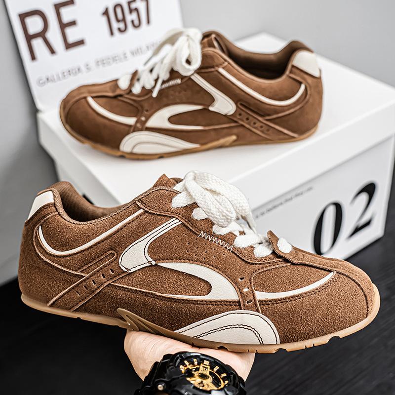 2025 spring new retro German training shoes versatile flat-soled little white Forrest Gump shoes lightweight sports shoes casual shoes men's shoes