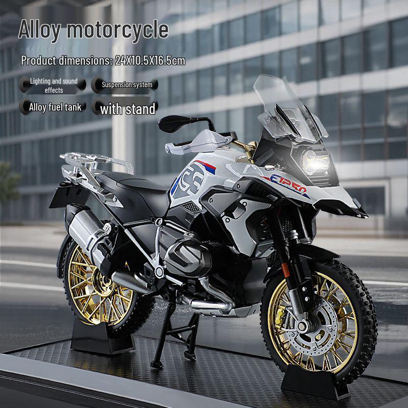 BMW R1250 GS Adventure 1:10 Die-Cast Simulation Motorcycle Model Toy