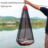 Fish Protection Fishing Mesh Bag Fishing Basket Fishing Net Cage Live Fish Net Pocket  Fishing Gear