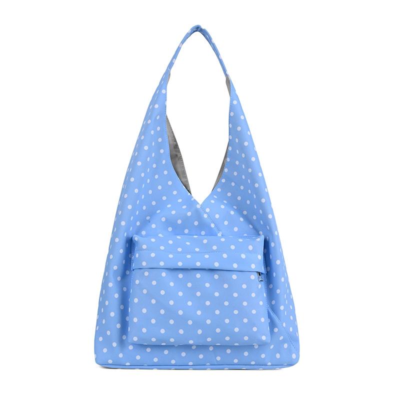 Korean Fashion Polka Dot Women'S Bag New Large-Capacity Niche Shoulder Bag High-End Casual Simple Tote Bag