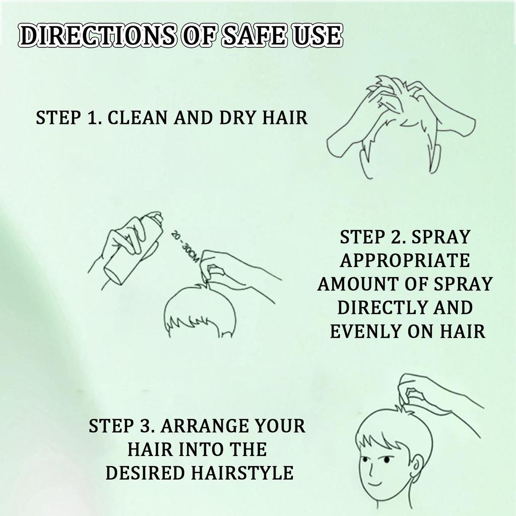 EELHOE Hair Volumizing And Styling Spray Oil Control Refreshing Long Lasting Hold No Wash Hair Texture Finish Spray For Daily Use 100ml