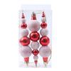 Hand-Painted Flat Candy Christmas Tree Ornament Set