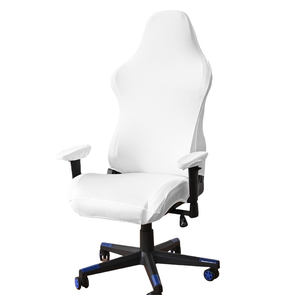Removable Gaming Chair Cover Stretch Fabric with Armrest Cover for Computer and Office Chairs